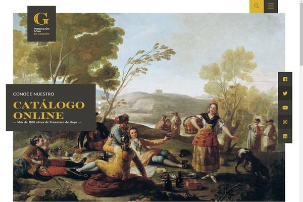 La Fundación Goya se renueva en internet