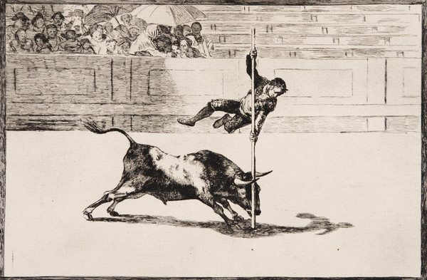 Santillana acoge una muestra de grabados de Goya sobre la tauromaquia