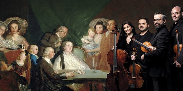 El Cuarteto Quiroga reivindica la música de cuatro compositores contemporáneos a Goya 