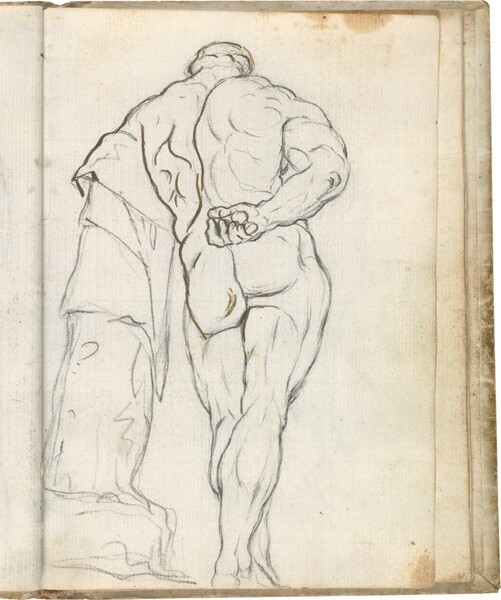 Hércules Farnese (vista dorsal derecha)