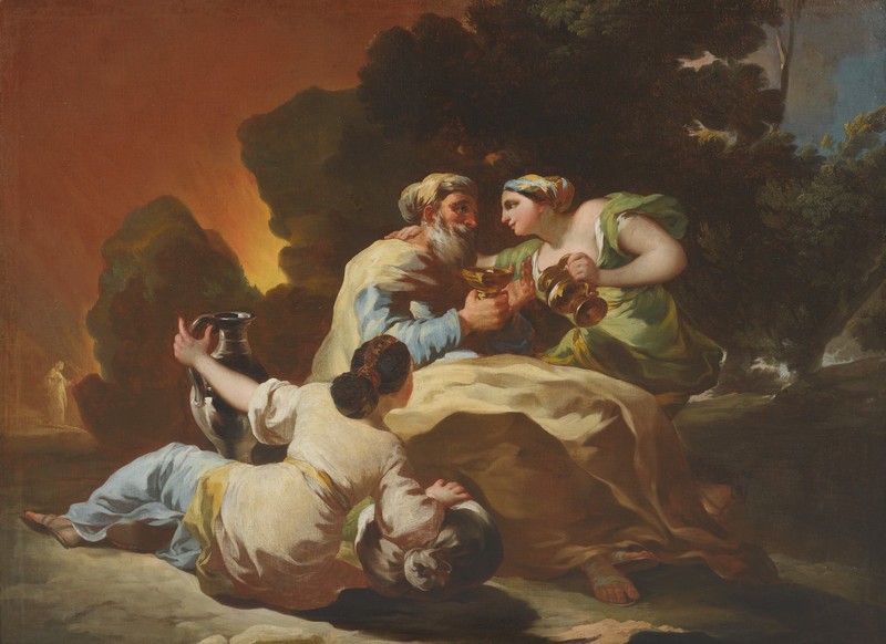 Lot and his Daughters (Lot y sus hijas)
