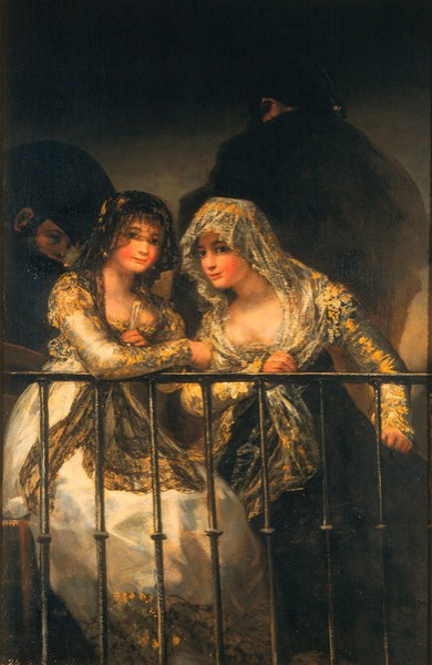 Majas on a Balcony (Majas al balcón)