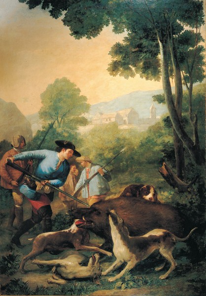La caza del jabalí