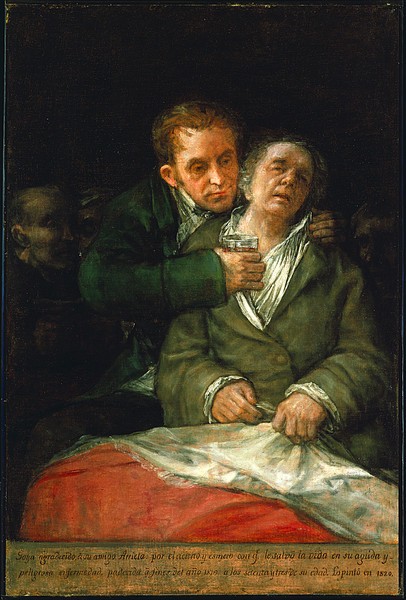 Goya a su médico Arrieta