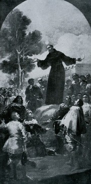 Predicación de San Bernardino de Siena (boceto 2)