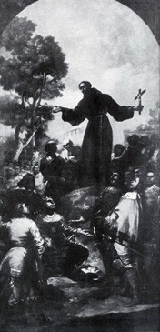 Predicación de San Bernardino de Siena (boceto 3 o reducción)