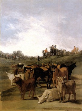 Bulls in the Meadow (Toros en la dehesa)