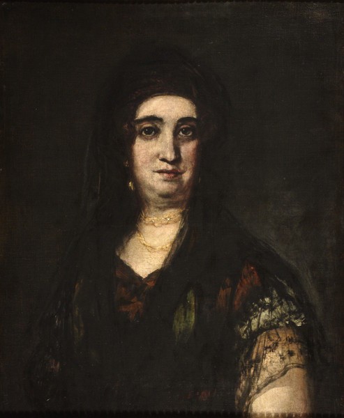 Mujer con mantilla