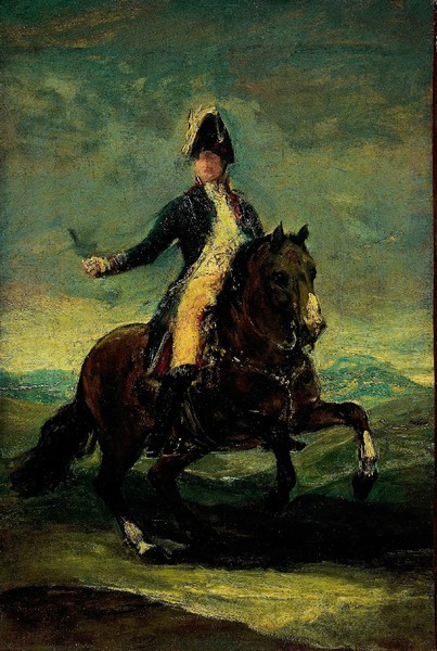 Fernando VII a caballo (boceto)