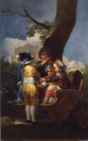 Children with a Cart (Los niños del carretón)