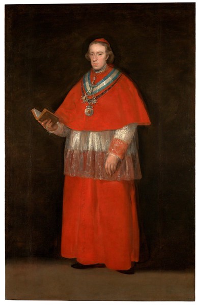 El cardenal Luis María de Borbón y Vallabriga
