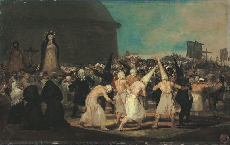 Procesión de disciplinantes