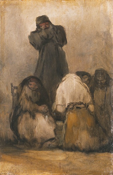 A Monk Preaching (Fraile predicando)