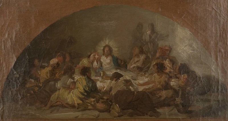 The Last Supper (La Santa Cena) (sketch)