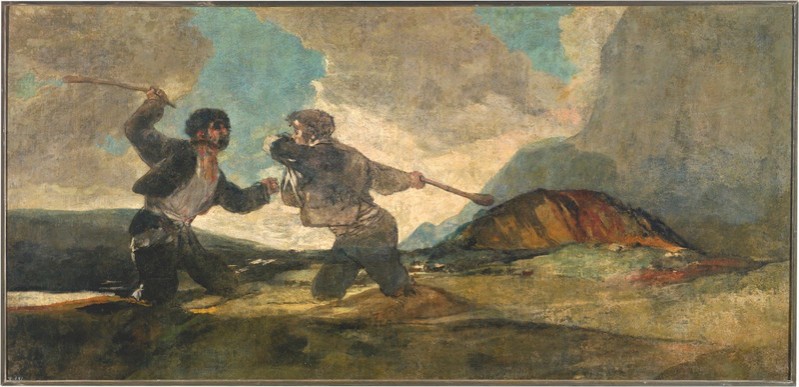 Duel with Cudgels (Duelo a garratazos)