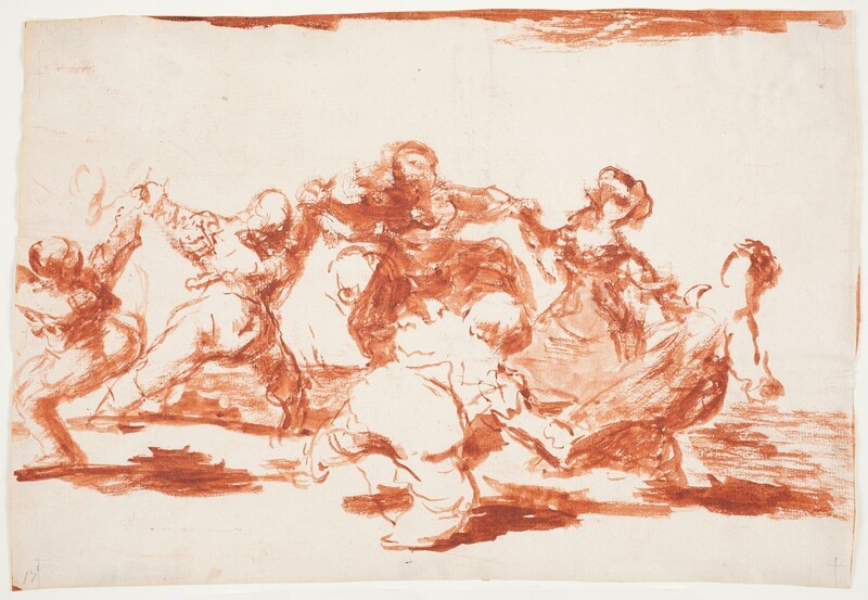 Merry folly (preparatory drawing)