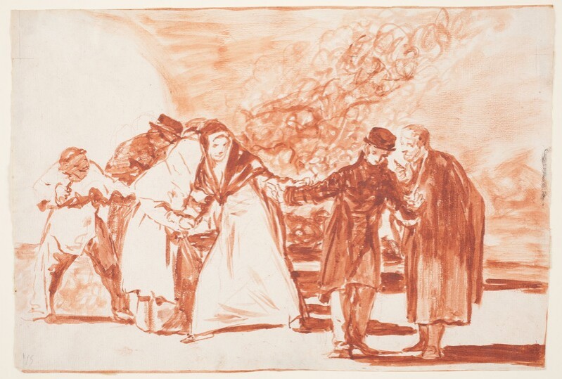 The exhortations (preparatory drawing)