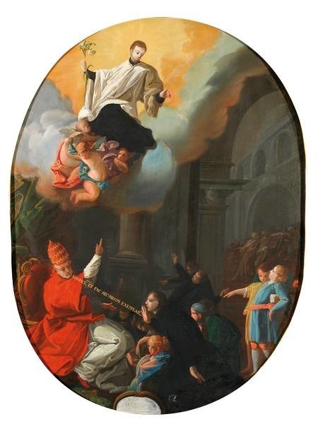 The Consecration of Saint Aloysius Gonzaga as the Patron Saint of Youth (La consagración de San Luis Gonzaga como Patrono de la Juventud)
