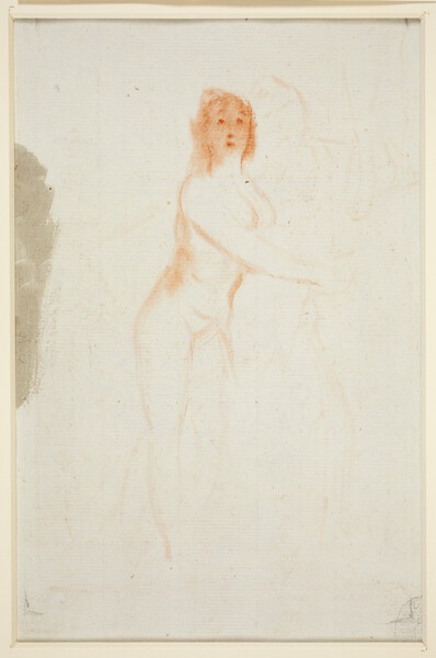 The Truth. Sketch of a naked woman 