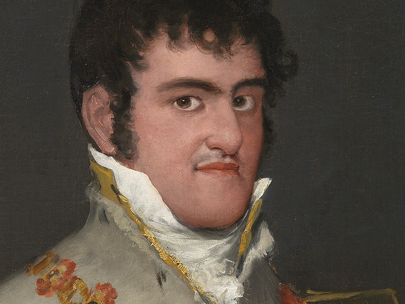 El retrato de Fernando VII, punto de partida en el viaje del rey