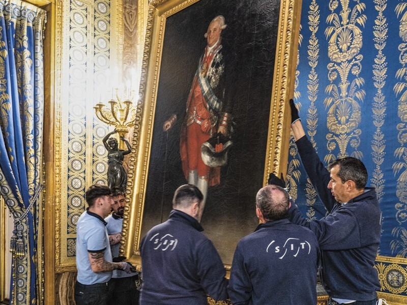 Carlos IV y María Luisa de Parma se mudan en el Palacio Real